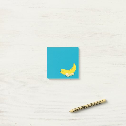 Post-it® Banane (Sur un bureau)