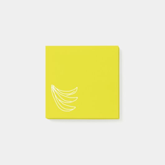 Post-it® Banane heureuse jaune funky (Devant)