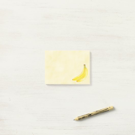 Post-it® Bananes (Sur un bureau)