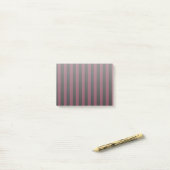 Post-it® Bande bordeaux et noire (Sur un bureau)