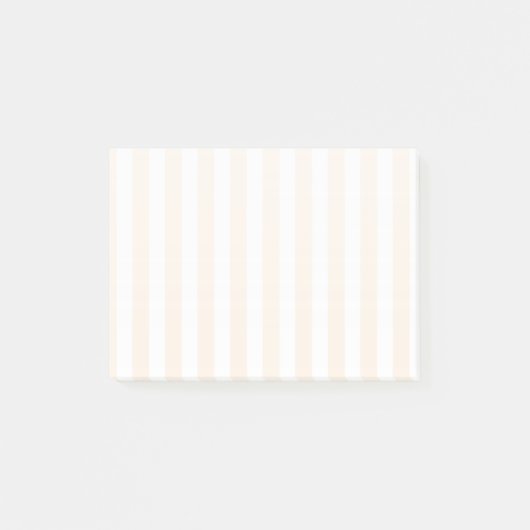 Post-it® Bande de bonbons beige et blanche (Devant)