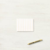Post-it® Bande de bonbons beige et blanche (Sur un bureau)