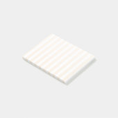 Post-it® Bande de bonbons beige et blanche (Incliné)