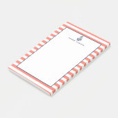 Post-it® Bande de corail marine et Ancre marine Personnalis (Incliné)