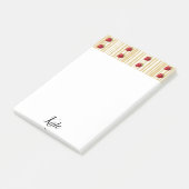 Post-it® Bande de fraises post-it Notes (Incliné)