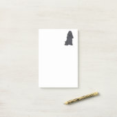 Post-it® Bande dessinée anglaise de chien de cocker (Sur un bureau)