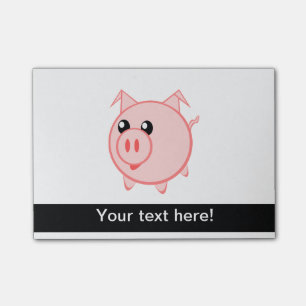 Post-it® Bande dessinée de porc