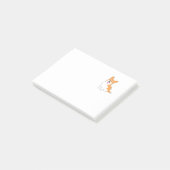 Post-it® Bande dessinée de sourire de corgi de Gallois de (Incliné)