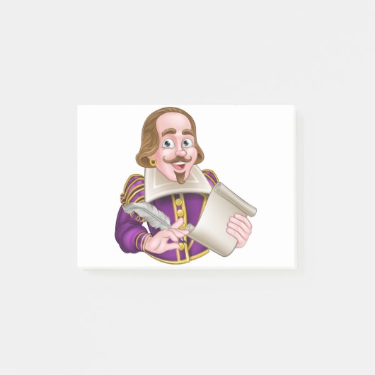 Post-it® Bande dessinée de William Shakespeare (Devant)