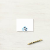 Post-it® Bande dessinée drôle personnalisée de requin (Sur un bureau)