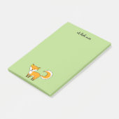 Post-it® bande dessinée mignonne d'animal de forêt de (Incliné)
