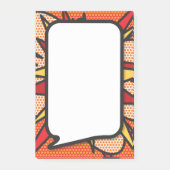 Post-it® Bande dessinée Pop Art Discours bulle (Devant)