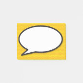 Post-it® Bande dessinée Pop Art Discours bulle (Devant)