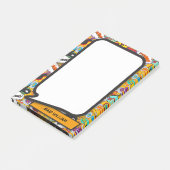 Post-it® Bande dessinée Pop Art Discours bulle (Incliné)