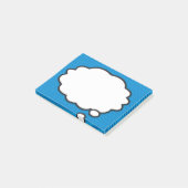 Post-it® Bande dessinée Pop Art Think Bubble (Incliné)