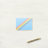 Post-it® Bandes arc-en-ciel diagonales (Sur un bureau)