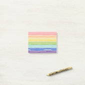 Post-it® Bandes arc-en-ciel inondées (Sur un bureau)