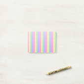 Post-it® Bandes arc-en-ciel pastel (Sur un bureau)