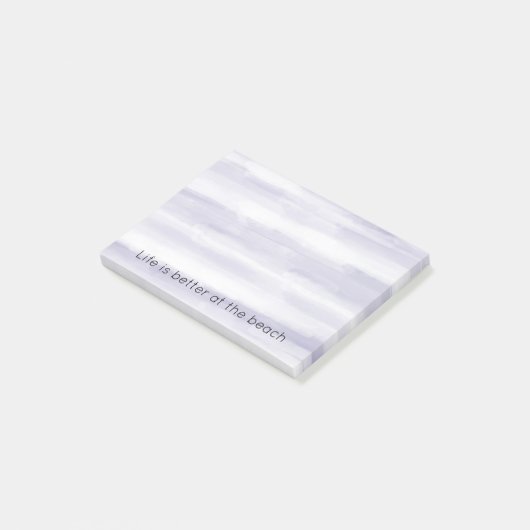 Post-it® Bandes blanches de lavande violette (Incliné)
