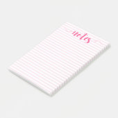 Post-it® Bandes blanches et notes post-it du script Pinceau (Incliné)