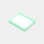 Post-it® Bandes blanches modernes vert menthe (Incliné)