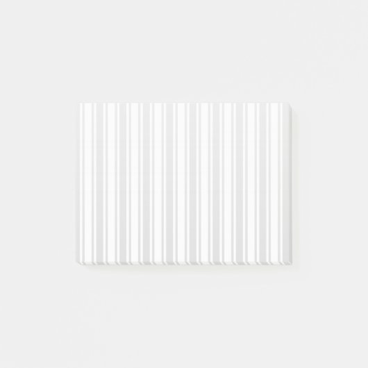 Post-it® Bandes de bonbons gris clair et blanc (Devant)