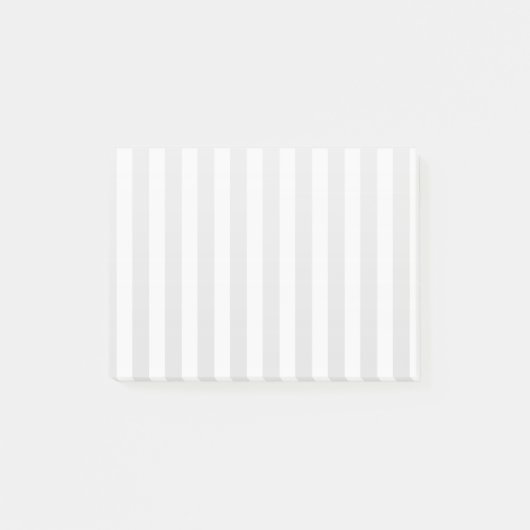 Post-it® Bandes de bonbons gris clair et blanc (Devant)