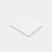 Post-it® Bandes de bonbons gris clair et blanc (Incliné)