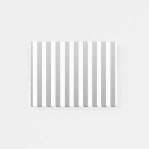 Post-it® Bandes de bonbons grises et blanches