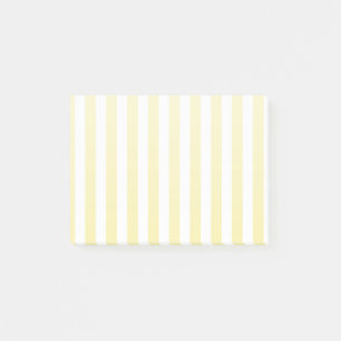 Post-it® Bandes de bonbons jaunes et blancs