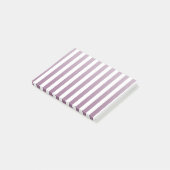 Post-it® Bandes de bonbons mauves et blanches (Incliné)