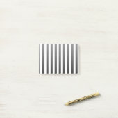Post-it® Bandes de bonbons noir et blanc (Sur un bureau)