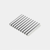 Post-it® Bandes de bonbons noir et blanc (Incliné)