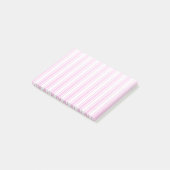 Post-it® Bandes de bonbons rose clair et blanc (Incliné)