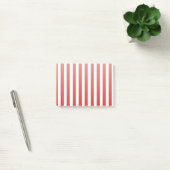 Post-it® Bandes de bonbons rouges et blancs (Bureau)