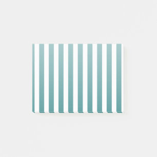 Post-it® Bandes de bonbons turquoises et blanches