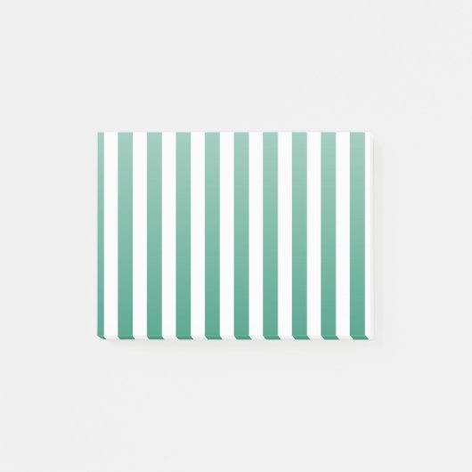 Post-it® Bandes de bonbons vert et blanc (Devant)