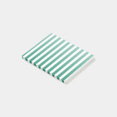 Post-it® Bandes de bonbons vert et blanc (Incliné)