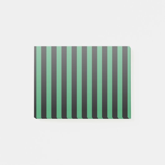 Post-it® Bandes de bonbons vert et noir (Devant)