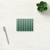 Post-it® Bandes de bonbons vert et noir (Bureau)