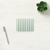 Post-it® Bandes de bonbons vert foncé et blanc (Bureau)