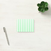 Post-it® Bandes de bonbons vertes et blanches (Bureau)