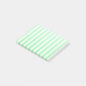 Post-it® Bandes de bonbons vertes et blanches (Incliné)