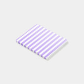 Post-it® Bandes de bonbons violettes et blanches (Incliné)