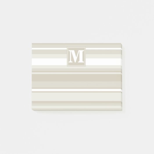 Post-it® Bandes de grès monogramme (Devant)