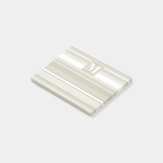 Post-it® Bandes de grès monogramme (Incliné)