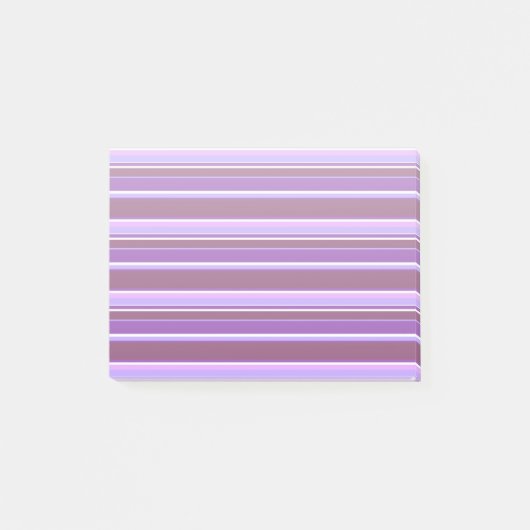 Post-it® Bandes de nuances de violet (Devant)