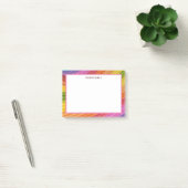 Post-it® Bandes Diagonales colorées Retro (Bureau)