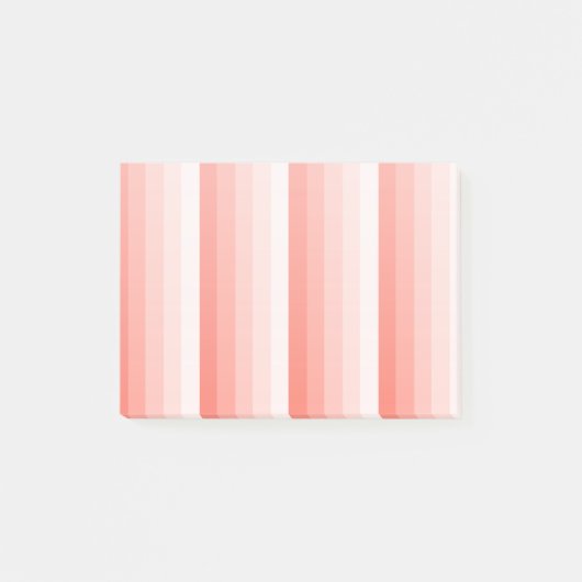 Post-it® Bandes d'ombre de pêche corail (Devant)
