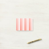 Post-it® Bandes d'ombre de pêche corail (Sur un bureau)